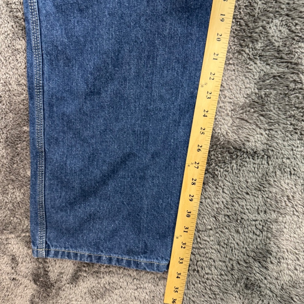 Dickies Mens Blue Denim Carpenter Jeans Straight Leg Utility Pants 34x34 - Picture 6 of 7